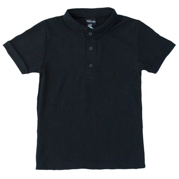 Поло з коротким рукавом для хлопчика Emito kids Polo2024 110 см Чорний