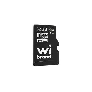Карта MicroSDHC Wibrand память 32gb UHS-1 10 Class Черный