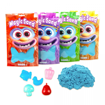 Кінетичний пісок Magic Sand, 1 кг (синій) Strateg 39404-3