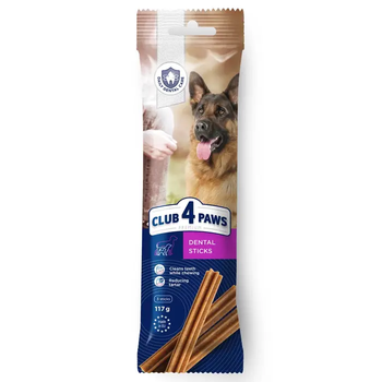 Лакомство для собак Club 4 Paws Dental Stick для больших пород, 117г