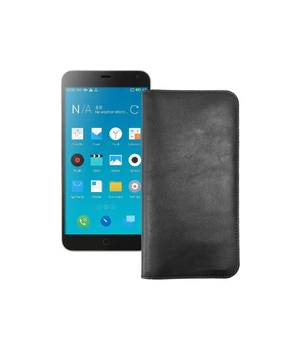 Портмоне з екошкіри для телефону Meizu M1 Note Чорний