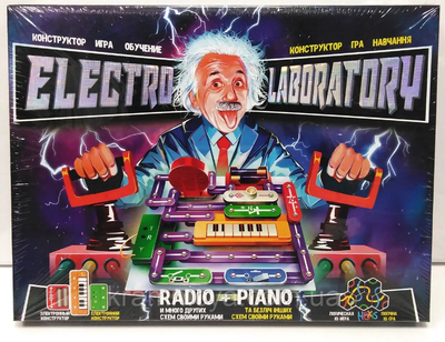 Електронний конструктор "Electro Laboratory. Radio+Piano" Danko Toys ELab-01-03 (Radio+Piano)