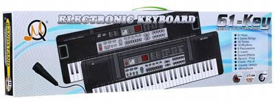 Keyboard Ramiz z lekcjami + Mikrofon + Nagrywanie USB Czarny (5903864900156)