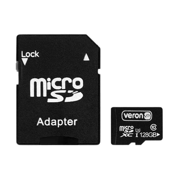 Карта пам'яті 128GB Veron microSDXC (UHS-3) class 10 with adapter