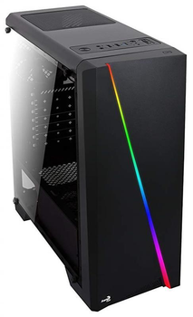 Корпус AeroCool Cylon BG RGB (Cylon BG Tempered Glass) Black без БП Black