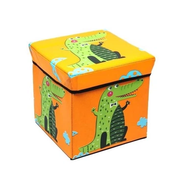 Коробка-пуф складной для хранения игрушек/вещей 30*30*30см Home R33429