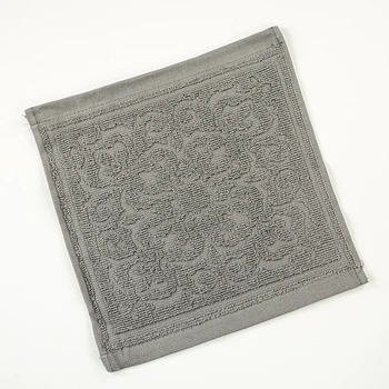 Кухонна жакардова серветка GM Textile 25х25см 380 г/м2 (Сірий)