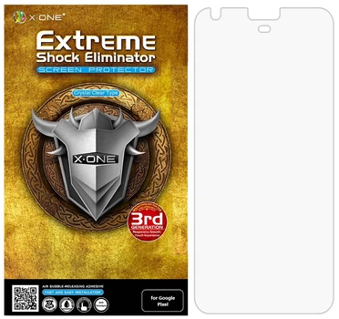 Защитная пленка Google Pixel прозрачная противоударная 2.5D 5H Extreme Shock Eliminator 3th Generation X-One