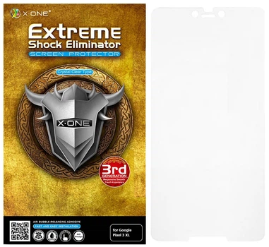 Защитная пленка Google Pixel 3 XL прозрачная противоударная 2.5D 5H Extreme Shock Eliminator 3th Generation X-One