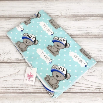 Пелёнка непромокаемая 50х70 см Oh My Kids Мишки Boy