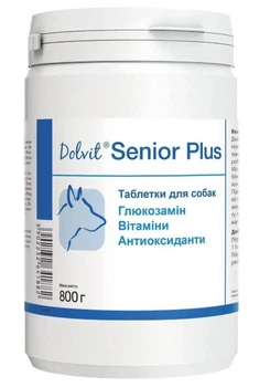 Витаминно-минеральная добавка Dolfos Dolvit Senior Plus для пожилых собак, 800 г (510 таб)