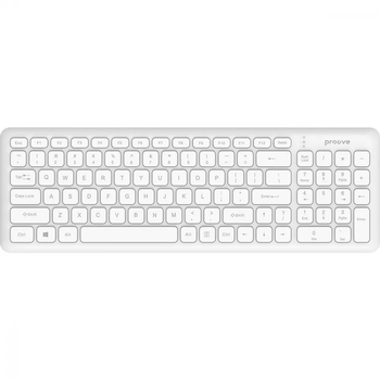 Беспроводная клавиатура Proove Classic Code (Ukraine Layout) White