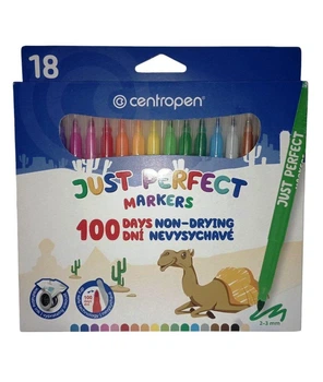 Фломастери Centropen Just perfect 18 кольорів (2510-18)