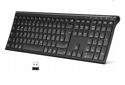 Бездротова ультратонка клавіатура iClever IC-DK03 черн