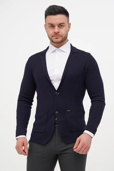 Кардиган Trend Collection 1956 Темно-синій (кол. 996) 2XL