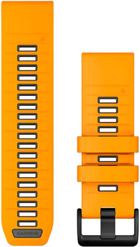 Pasek Garmin QuickFit Silicone Band 26mm Spark Orange/Graphite (010-13393-01)