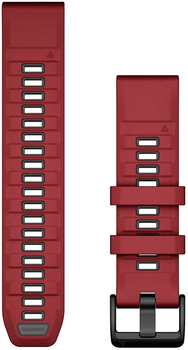 Ремінець Garmin QuickFit Silicone Band 22mm Marsala/Graphite (010-13392-06)