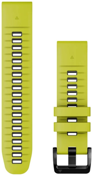 Ремінець Garmin QuickFit Silicone Band 22mm Electric Lime/Graphite (010-13280-03)