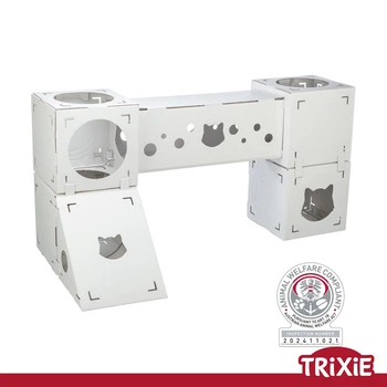 Домик-трансформер Trixie 48061 для кота "Finca Felice" (картон), 125х62х62см, белый (TX-48061) 4011905480619