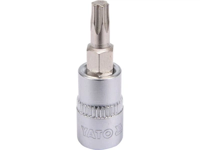 Головка торцевая к квадрату 1/4» с насадкой „TORX“ Т25, L= 37 мм YATO (YT-04305)