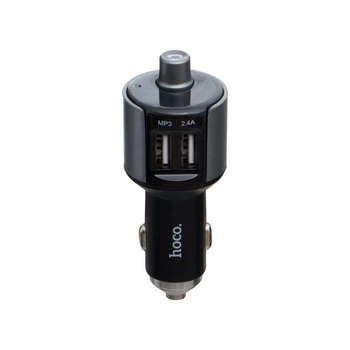 FM трансмітер Hoco E19 Smart Vehicle Bluetooth 4.2 автомобільний модулятор hands free адаптер з USB зарядкою 2.4A Bluetooth ресивер для авто з підтримкою USB флешки та LED дисплеєм