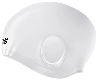 Шапка для плавания Aqua Speed EAR CAP Volume 61511 белый Уни OSFM