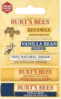 Balsam do ust Burt's Bees Beeswax Wosk pszczeli + wanilia 2 x 4.25 g (5060412211161/792850656468)