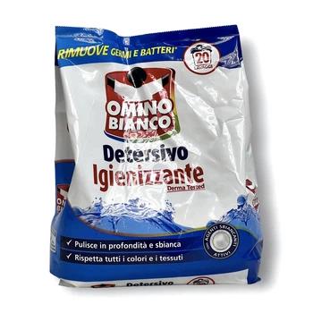 Стиральный порошок Omino Bianco универсальный, дезинфицирующий e detersivo igienizzante, 20 стирок, 1100 г
