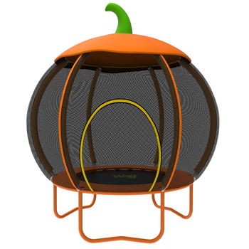 Дитячий батут із захисною сіткою WCG Pumpkin