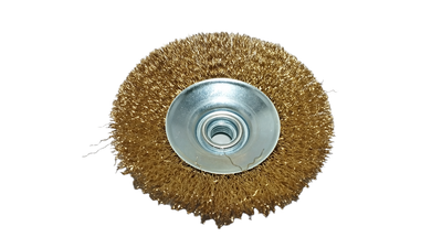 Щітка конусна із рифленої(гофрованої) проволоки, 100мм, М14 WERK WE107500/7132612