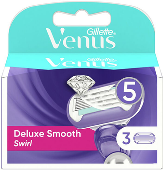 Zestaw wkładów do maszynek Gillette Venus Swirl Smooth 3 szt (8001090596666)