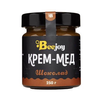 Крем-мед Beejoy Шоколад 250 г