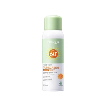 Солнцезащитный спрей с экстрактом алое вера Bioaqua Aloe Vera Sunscreen Repair Spray SPF60+ PA+++