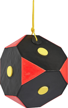 Мишень для стрельбы Yate Cube Polimix 6. 30x30x30 см. 40 lbs Black / Red
