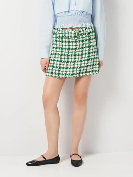 Юбка женская Zara 1971/786 S Зеленая (01971078069024)