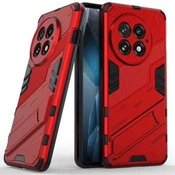 Защитный чехол с подставкой Deexe Bibercas для OnePlus 13 - Red