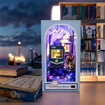 Домик в книге Букнук (Бук нук) Румбокс Подводный Мир с Led-подсветкой (TC39)