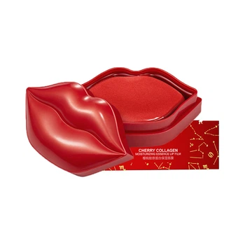 Патчі для губ з екстрактом вишні і колагеном Bioaqua Cherry Collagen Moisturizing Essence Lip Film (20 шт)