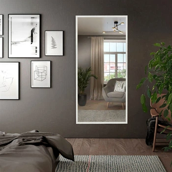 Зеркало в пластиковой раме Art-com Техас 1500х700 мм Белый (Tehas white 1500х700 home)