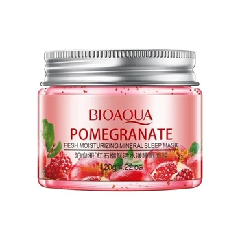 Нічна маска з екстрактом граната BIOAQUA Pomegranate Fresh Moinsturizing Mineral Sleep Mask