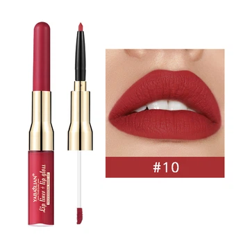 Матовая помада + карандаш YABAOLIAN Lip Liner + Lip Gloss (10)