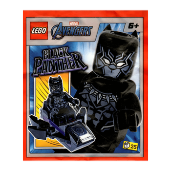 Фигурка Lego Super Heroes Marvel Black Panther with Jet paper bag 242316 1шт