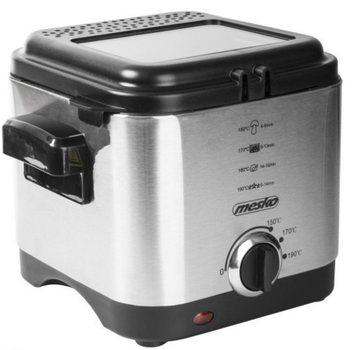 Фритюрниця Mesko 1.5 L 900 Вт Silver