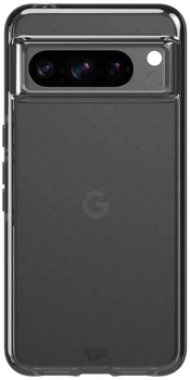 Противоударный силиконовый чехол Tech21 Evo Check для Google Pixel 8 Pro (6.7") Smokey Black