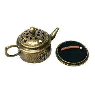Металлическая аромалампа Zen курительница для благовоний 3,2*5,8 см (EG4057)