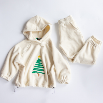 Костюм утеплений плюшевий Новорічний Alwair Kids Білий 98-104 81025