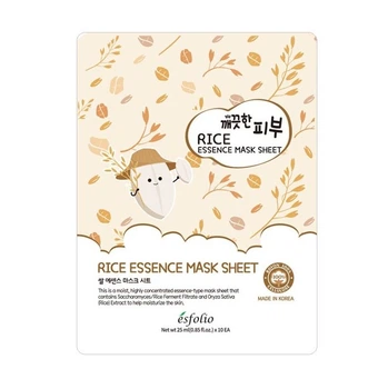 Маска тканинна Esfolio Pure Skin для обличчя з екстрактом рису