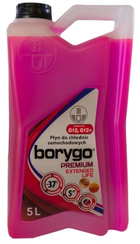 Охолоджуюча рідина 5 л червоний -37°С Borygo Premium Extended Life G12+