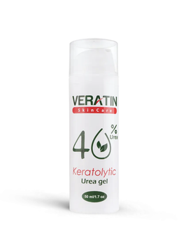 Гель от натоптышей и мозолей Keratolytic 40% мочевины Urea gel (Вератин Кератолитик),Flosvita, Veratin Skin Care, 50 мл. флакон