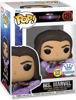 Figurka Funko Pop! The Marvels Ms. Marvel Świeci w ciemności 1251 Bobble-Head (889698682305)